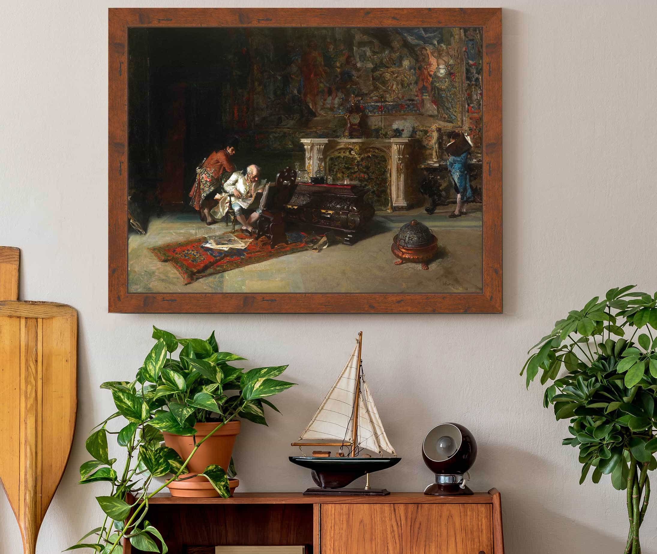 The Print Collector by Mariano Fortuny Marsal