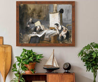 The Print Dealer by Jean Louis Forain