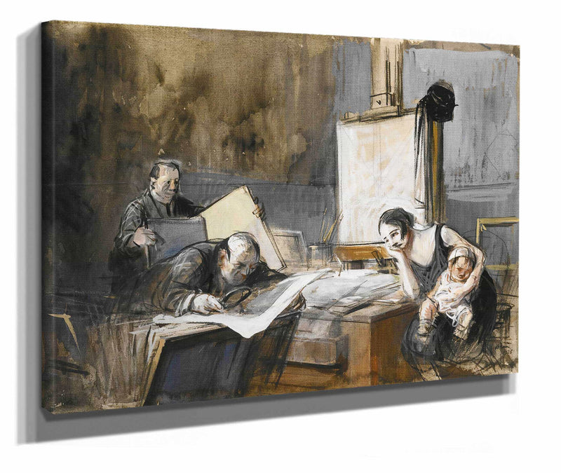 The Print Dealer by Jean Louis Forain