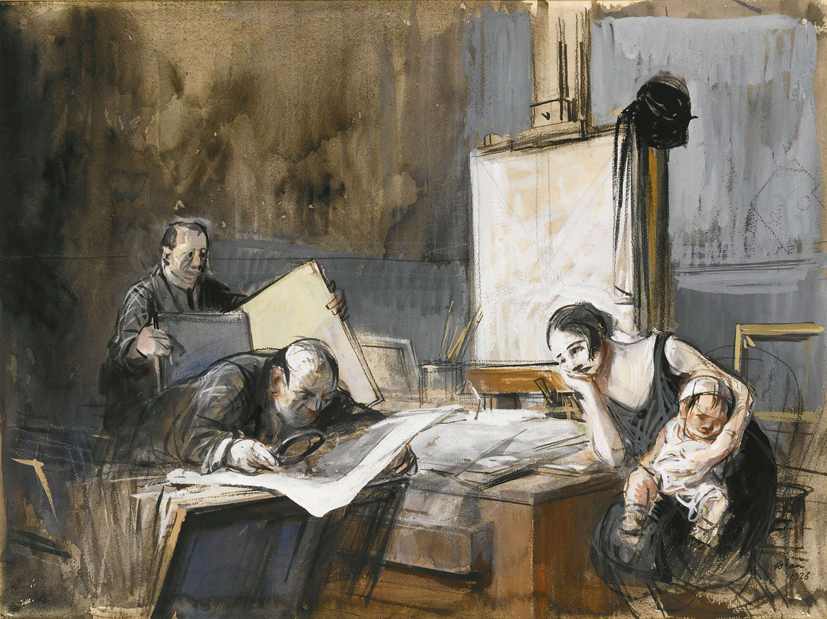 The Print Dealer by Jean Louis Forain