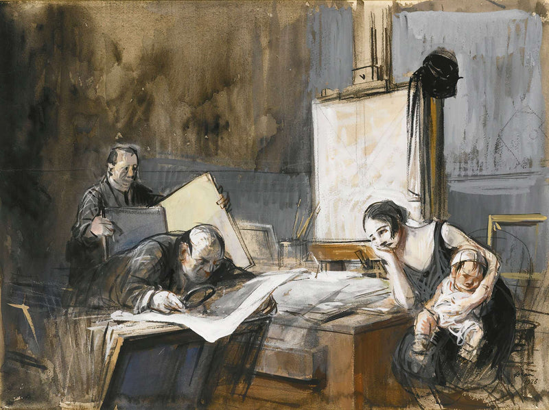 The Print Dealer by Jean Louis Forain