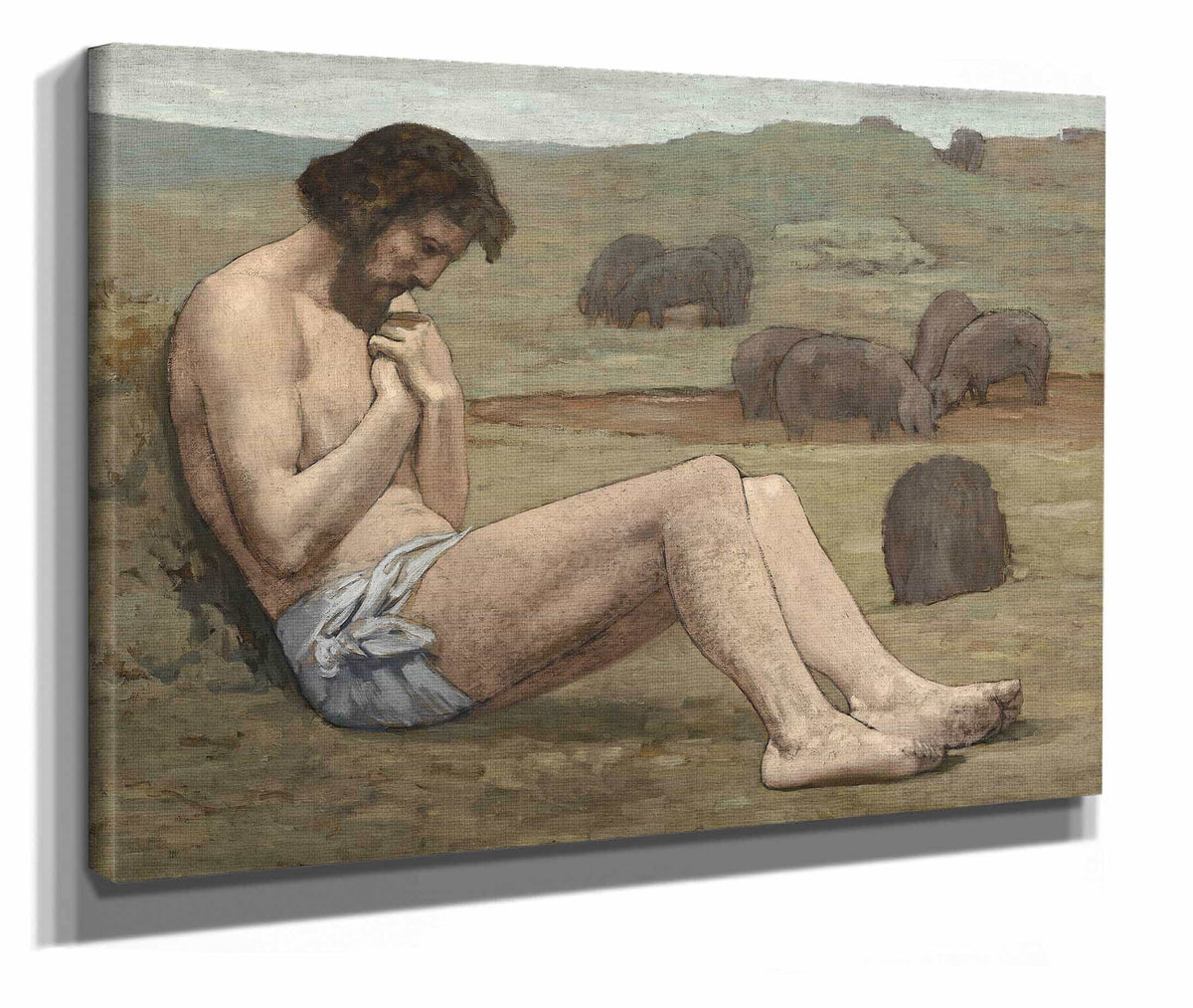 The Prodigal Son Probably C by Pierre Puvis De Chavannes