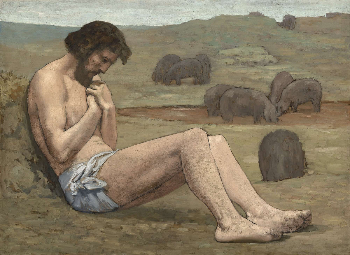 The Prodigal Son Probably C by Pierre Puvis De Chavannes