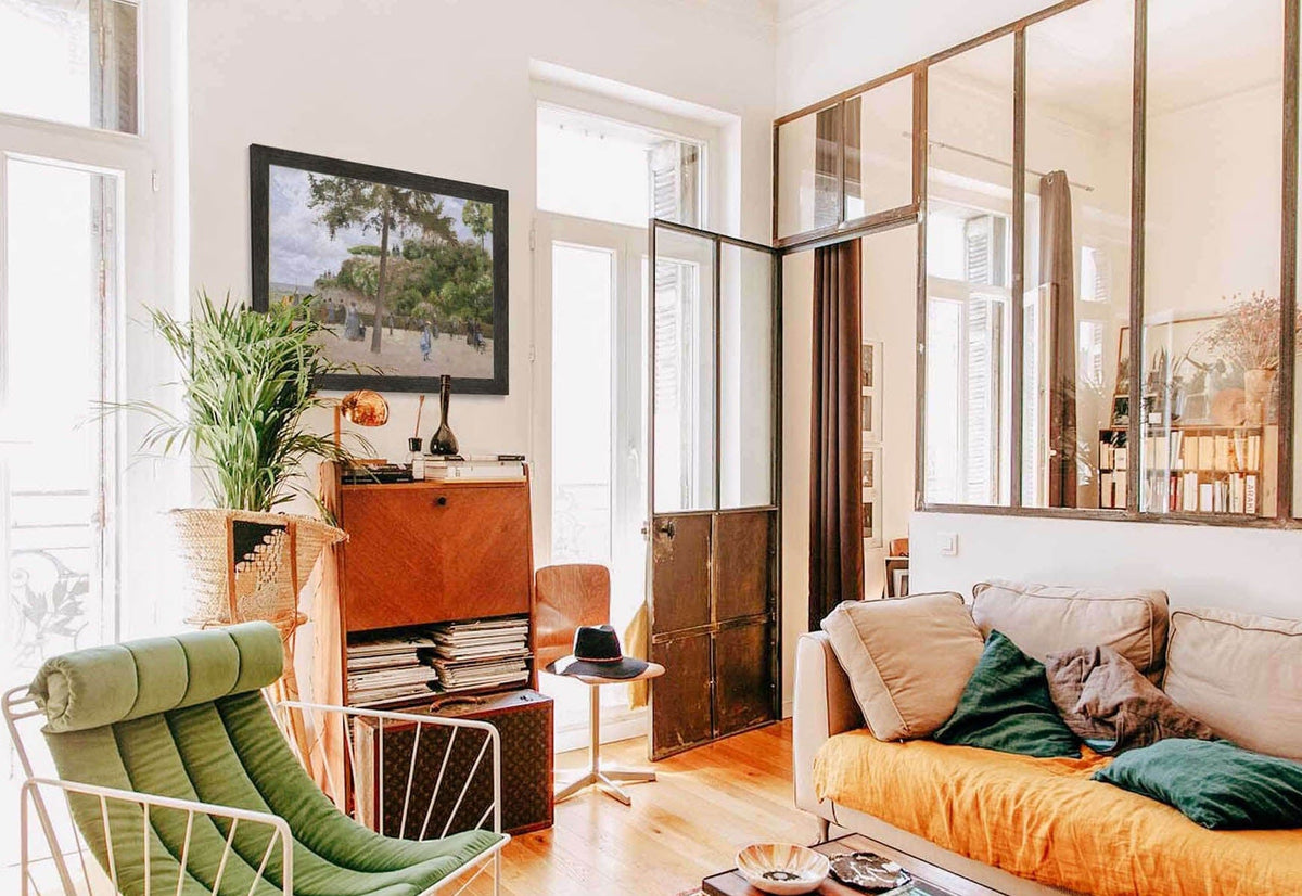 The Public Garden At Pontoise by Camille Pissarro