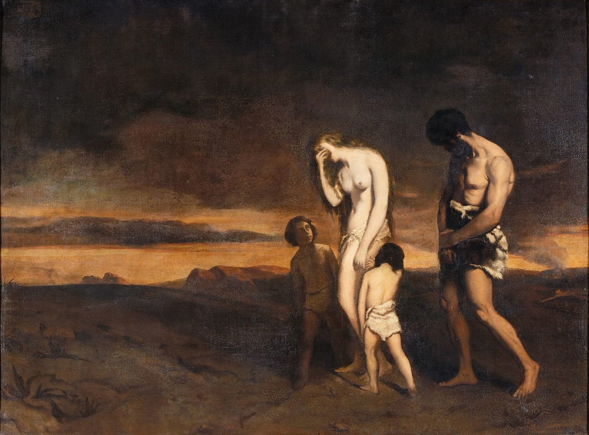 The Punishment Of Cain by Theodore Chasseriau