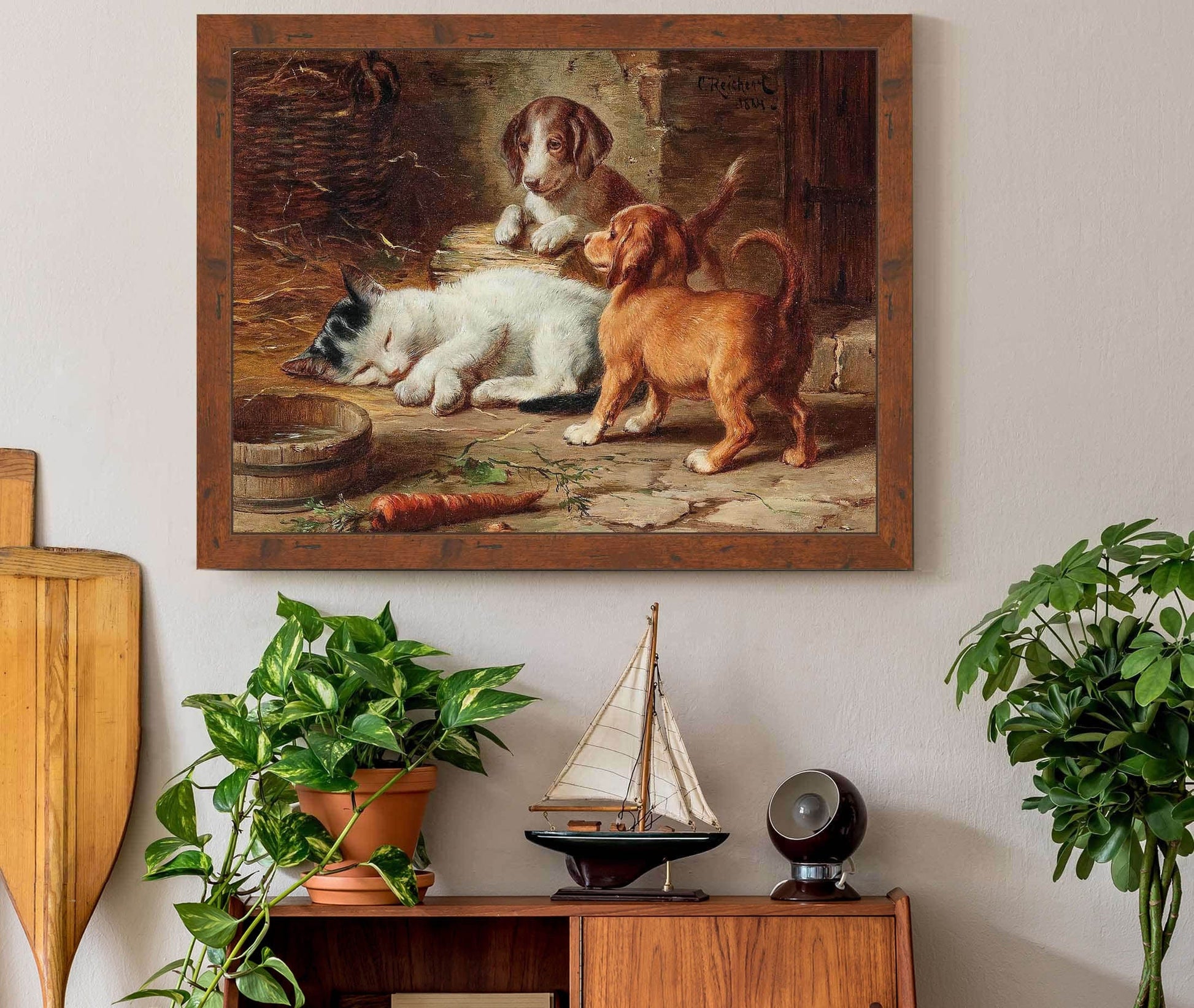 The Puppies Are Awake by Carl Reichert