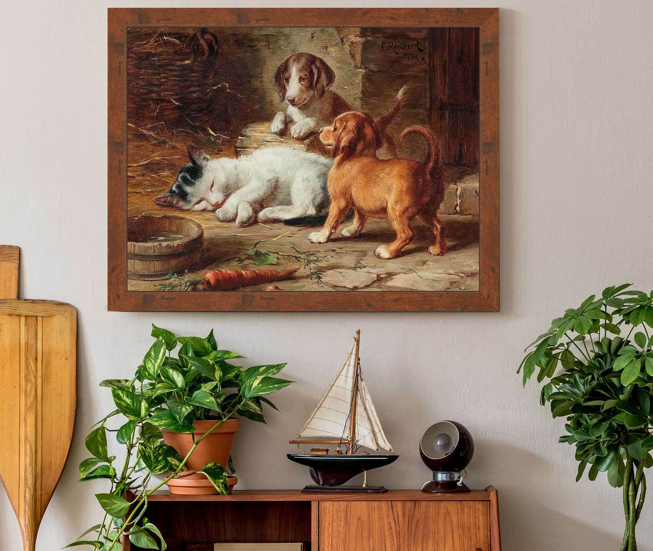 The Puppies Are Awake by Carl Reichert