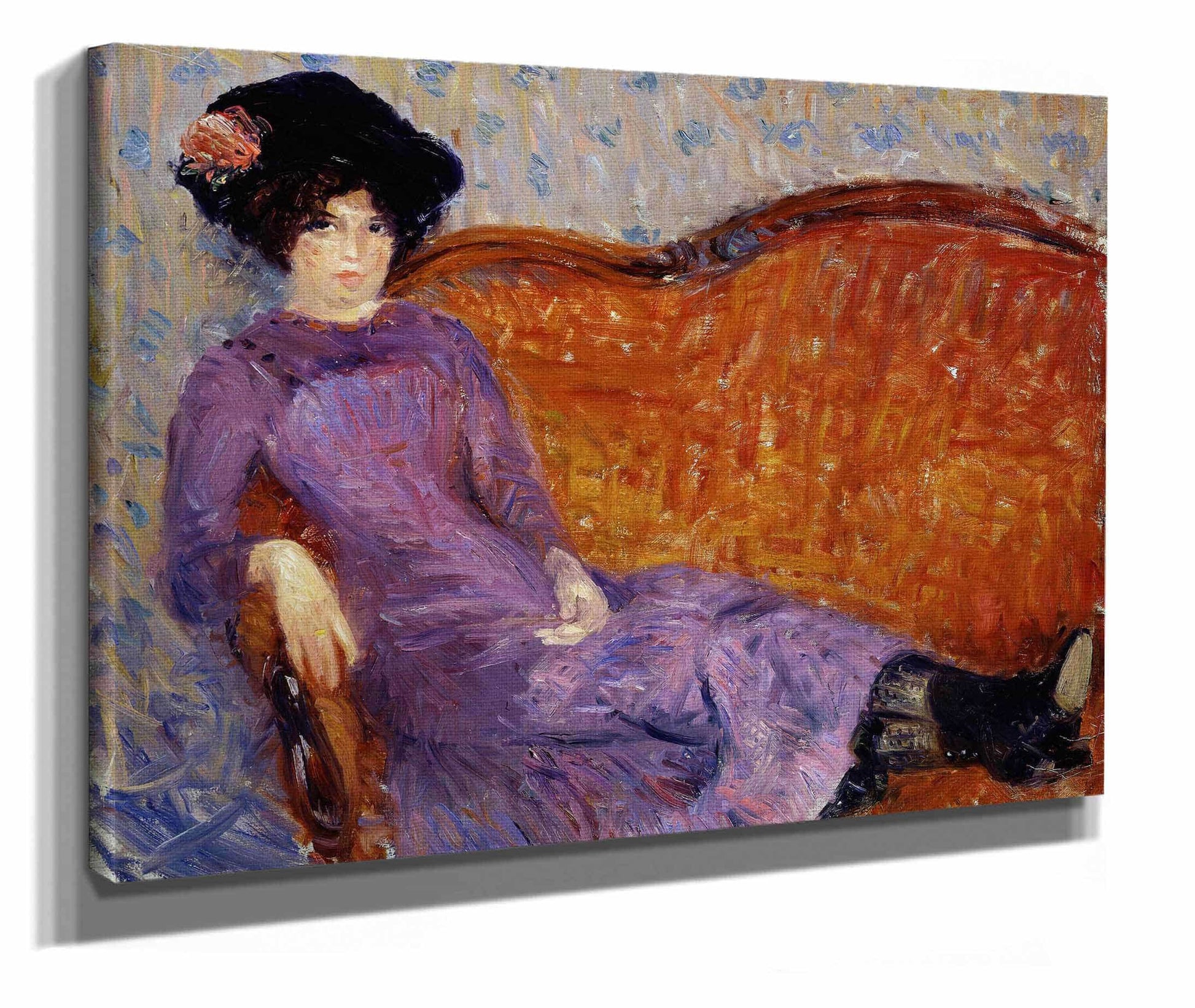 The Purple Dress by William James Glackens