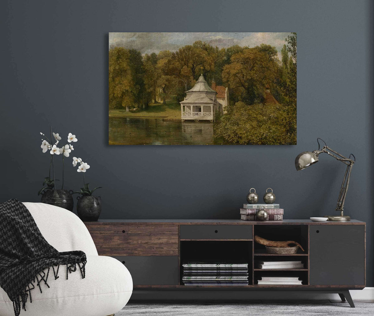 The Quarters Behind Alresford Hall by John Constable