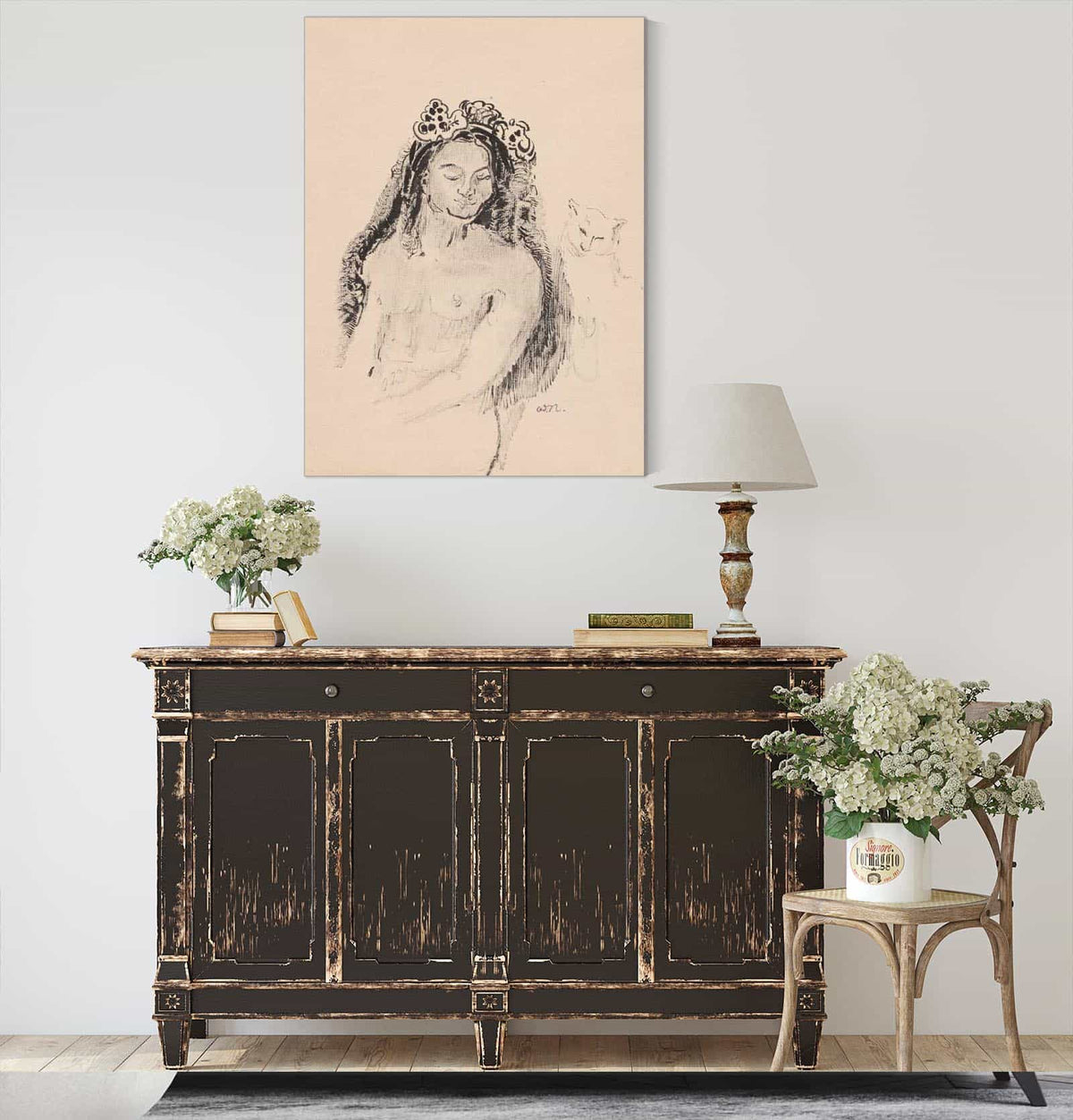 The Queen Of Sheba La Reine De Saba by Odilon Redon