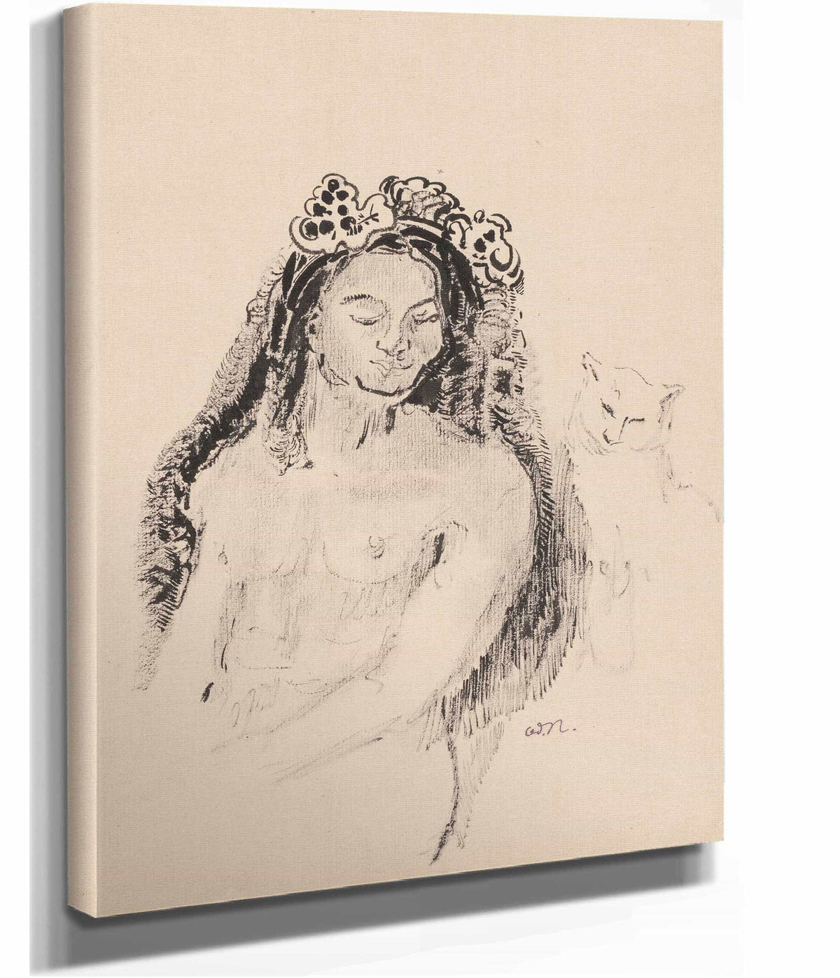 The Queen Of Sheba La Reine De Saba by Odilon Redon