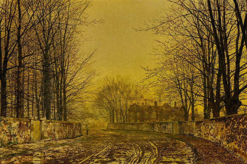 The Queens Highway by John Atkinson Grimshaw