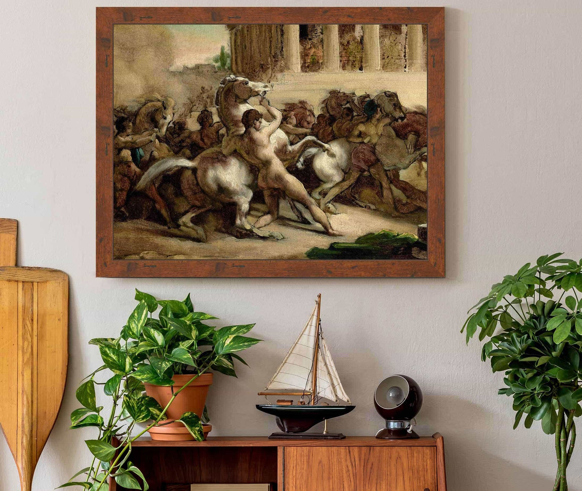 The Race Of The Riderless Horses by Theodore Gericault