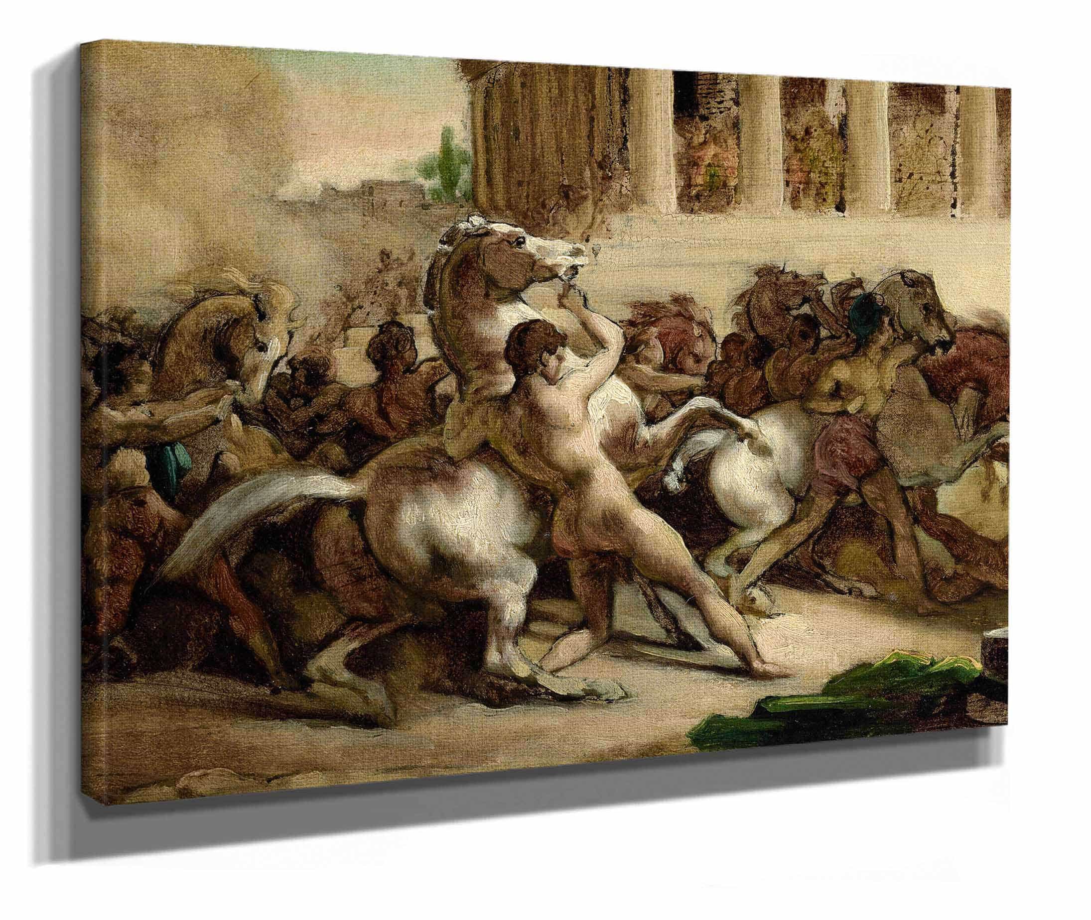 The Race Of The Riderless Horses by Theodore Gericault