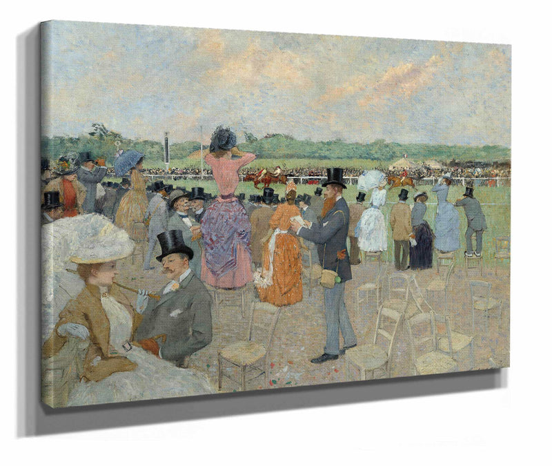 The Races At Longchamp by Jean Louis Forain