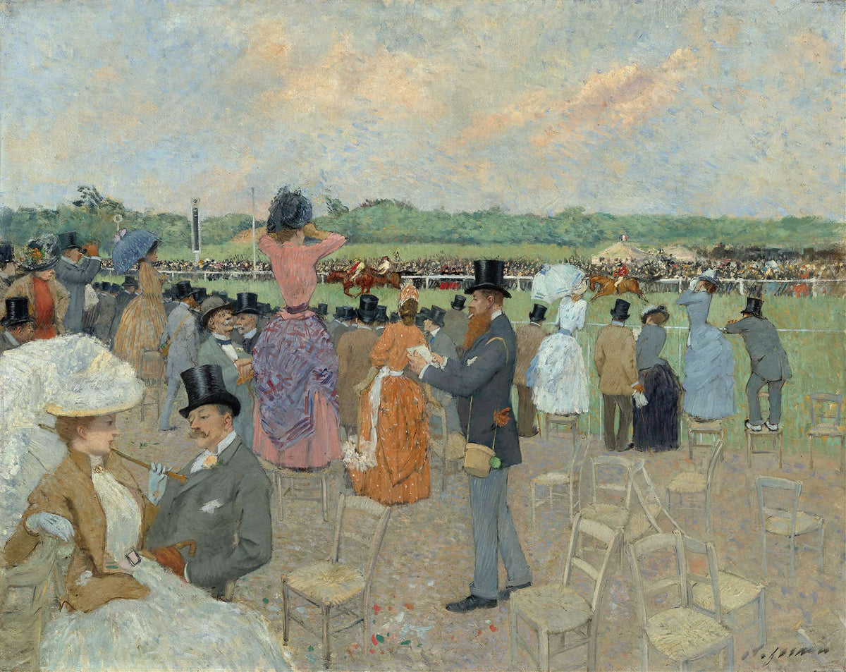 The Races At Longchamp by Jean Louis Forain