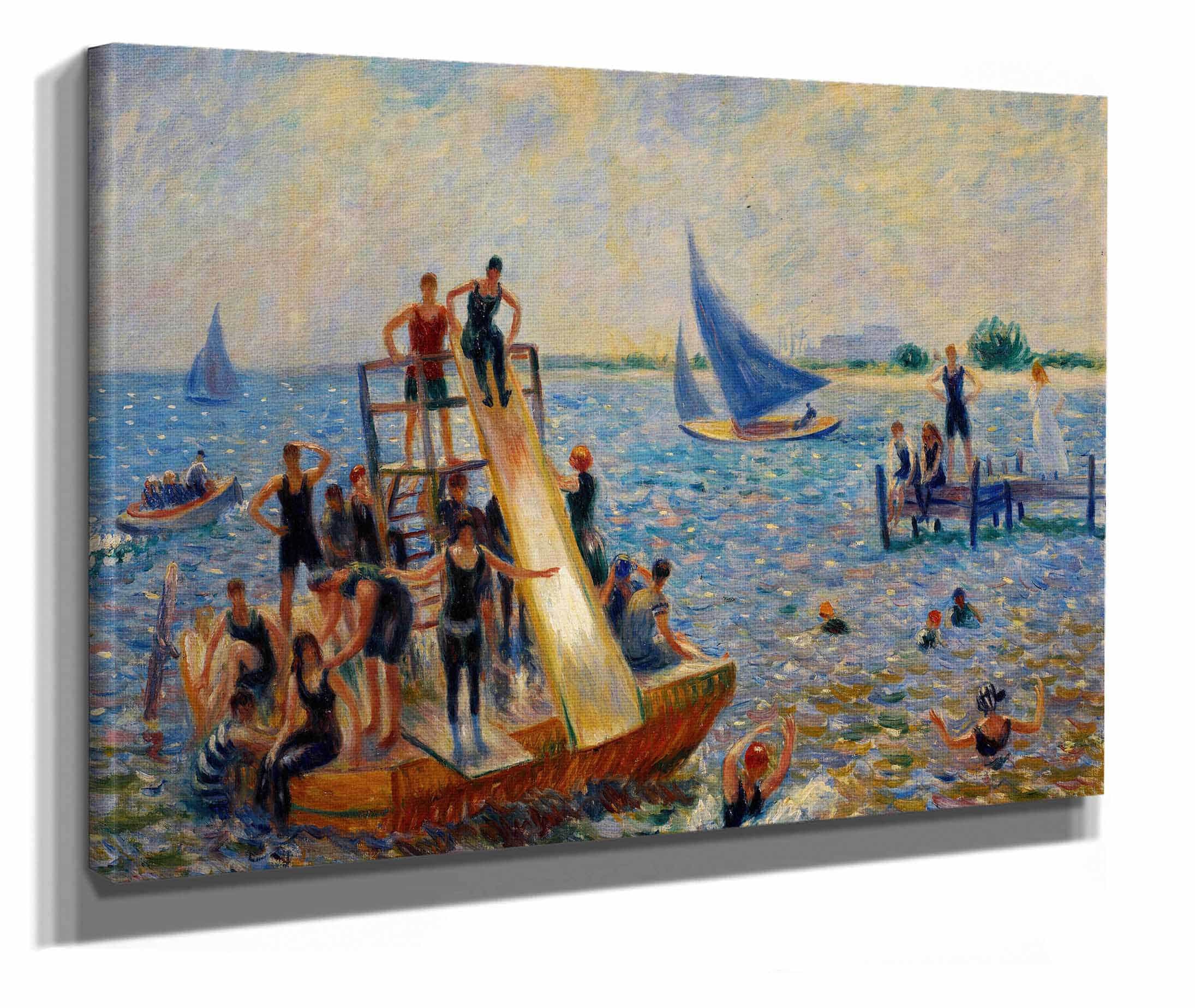 The Raft by William James Glackens