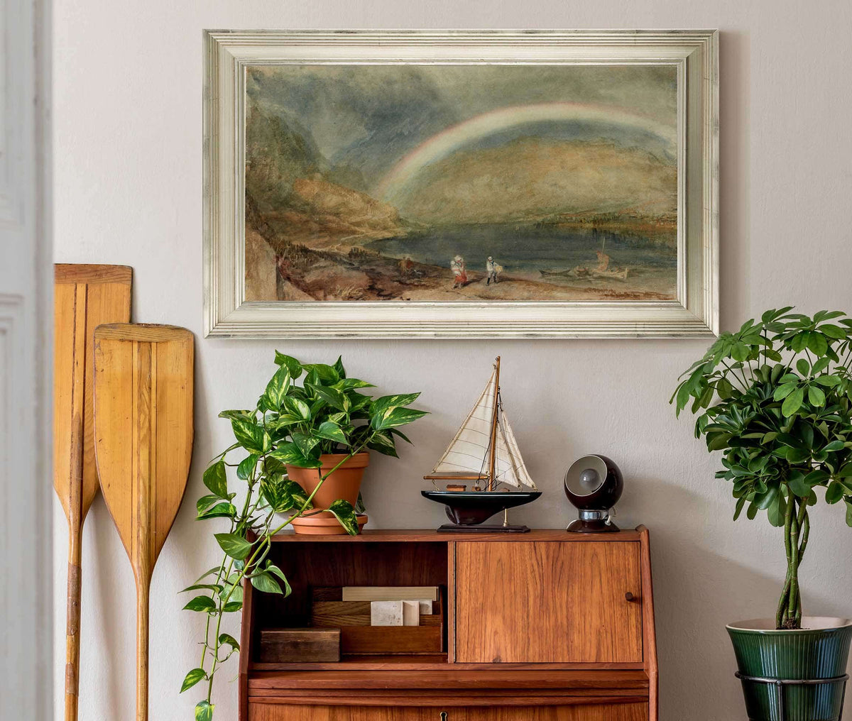 The Rainbow Osterspai And Filsen by Joseph Mallord William Turner