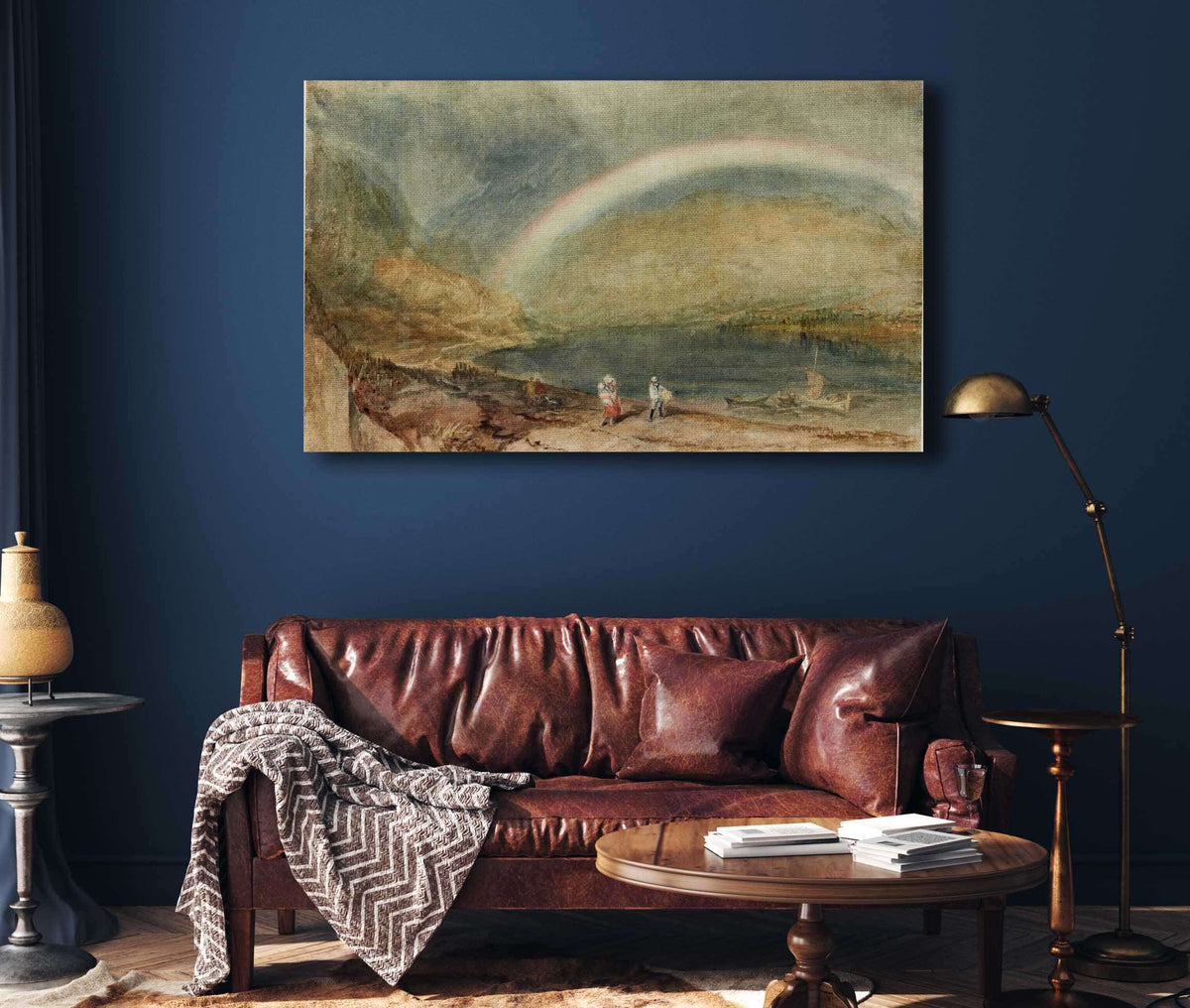 The Rainbow Osterspai And Filsen by Joseph Mallord William Turner