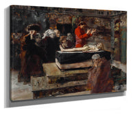 The Raising Of Jairuss Little Daughter Before by Albert Von Keller