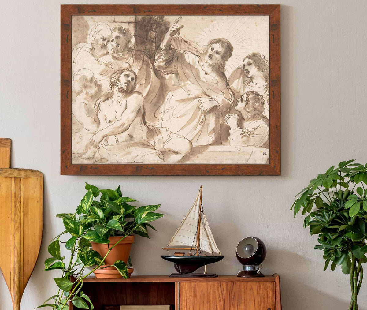 The Raising Of Lazarus by Guercino