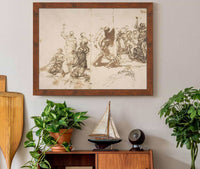 The Raising Of Lazarus  by Salvator Rosa