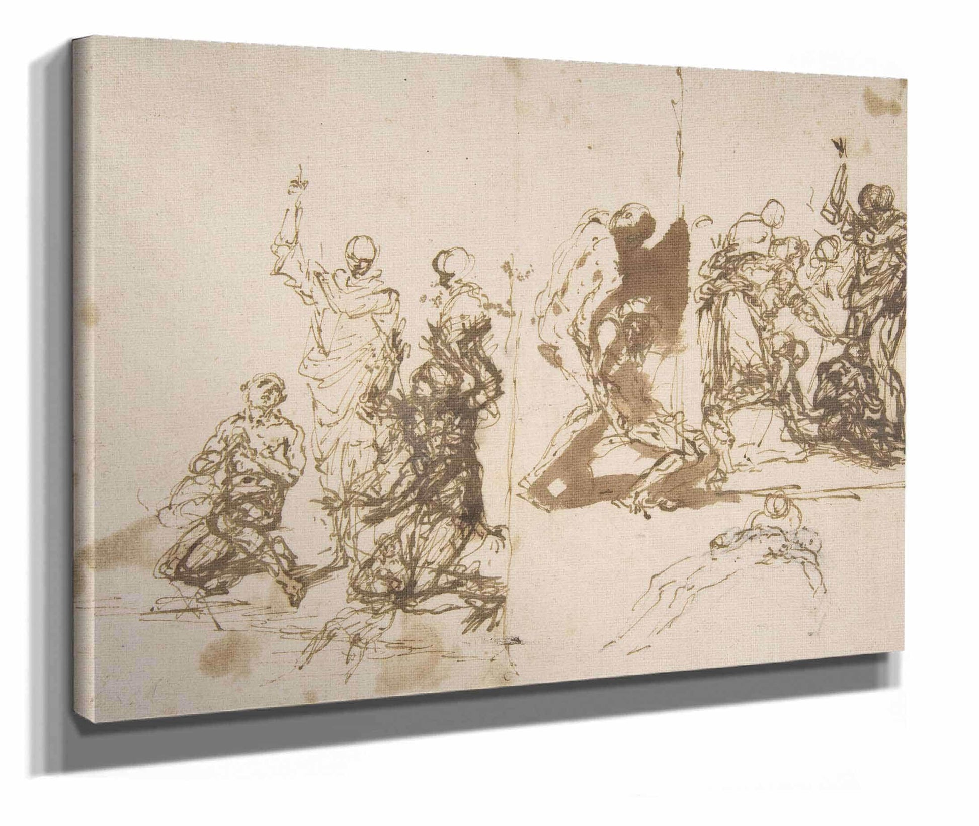 The Raising Of Lazarus  by Salvator Rosa
