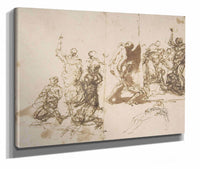 The Raising Of Lazarus  by Salvator Rosa