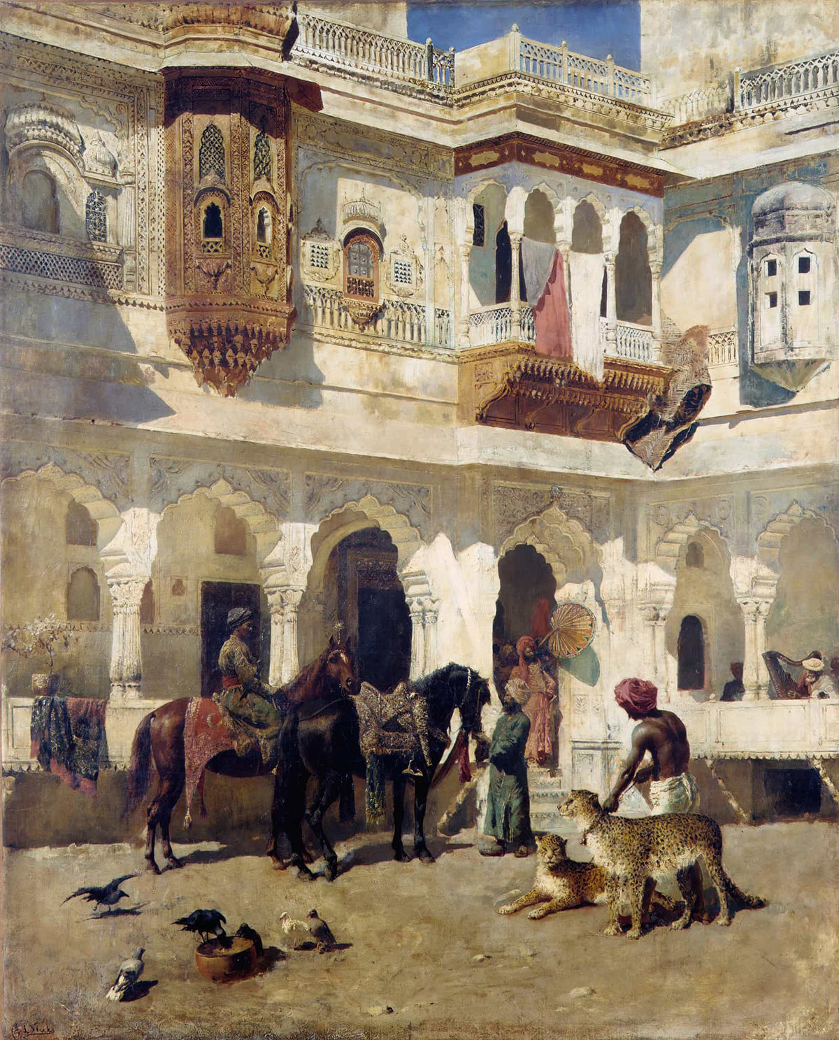 The Rajah Starting On A Hunt by Edwin Lord Weeks