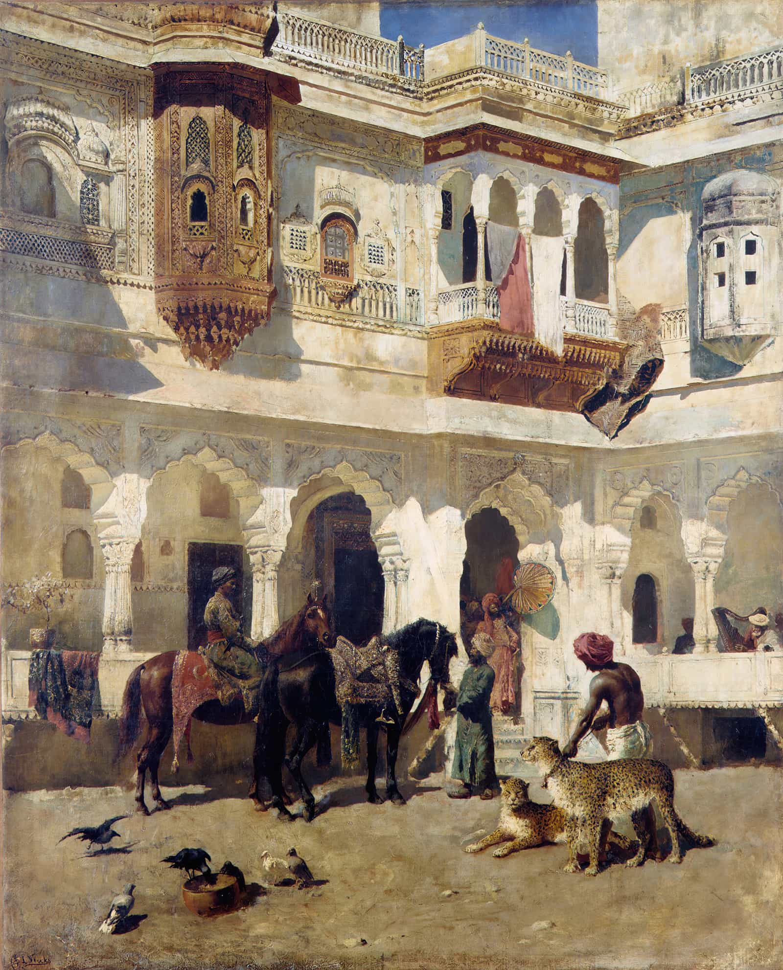 The Rajah Starting On A Hunt by Edwin Lord Weeks