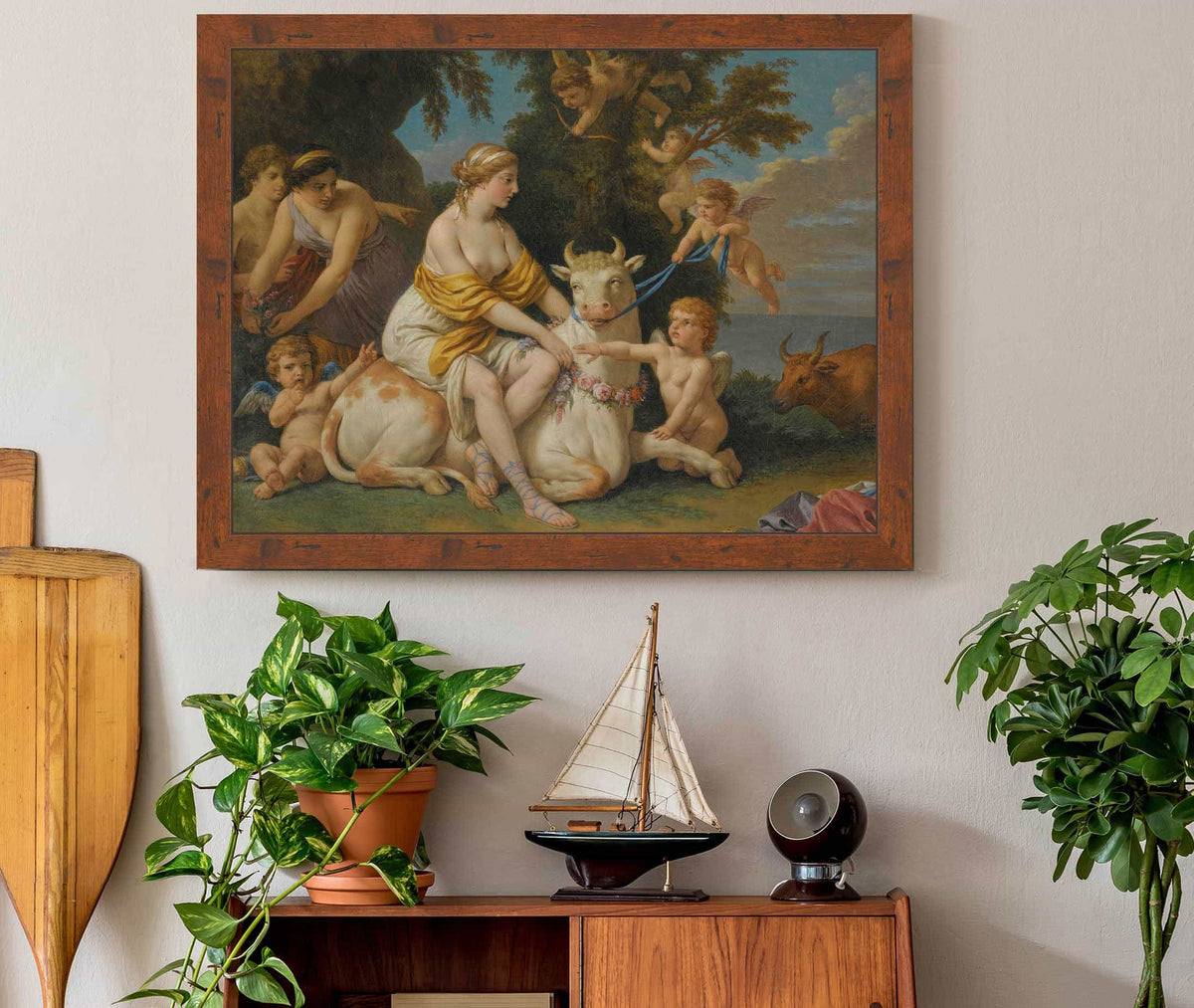 The Rape Of Europa by Louis Jean Francois Lagrenee