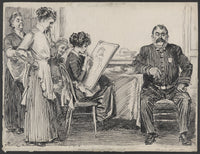 The Reason Dinner Was Late by Charles Dana Gibson