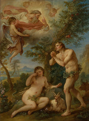 The Rebuke Of Adam And Eve by Charles Joseph Natoire