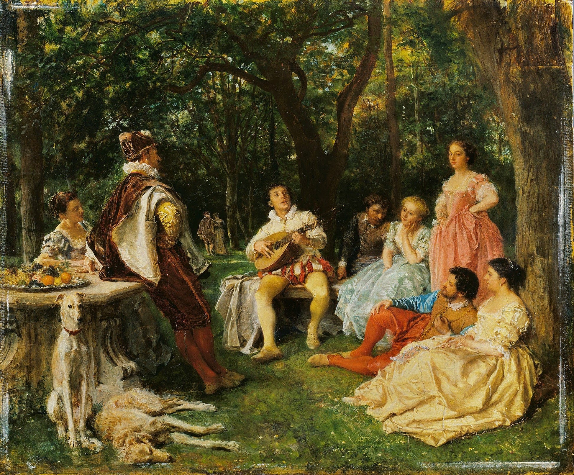 The Recital by Ernest Meissonier