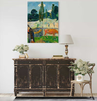 The Red Cow by Paul Gauguin