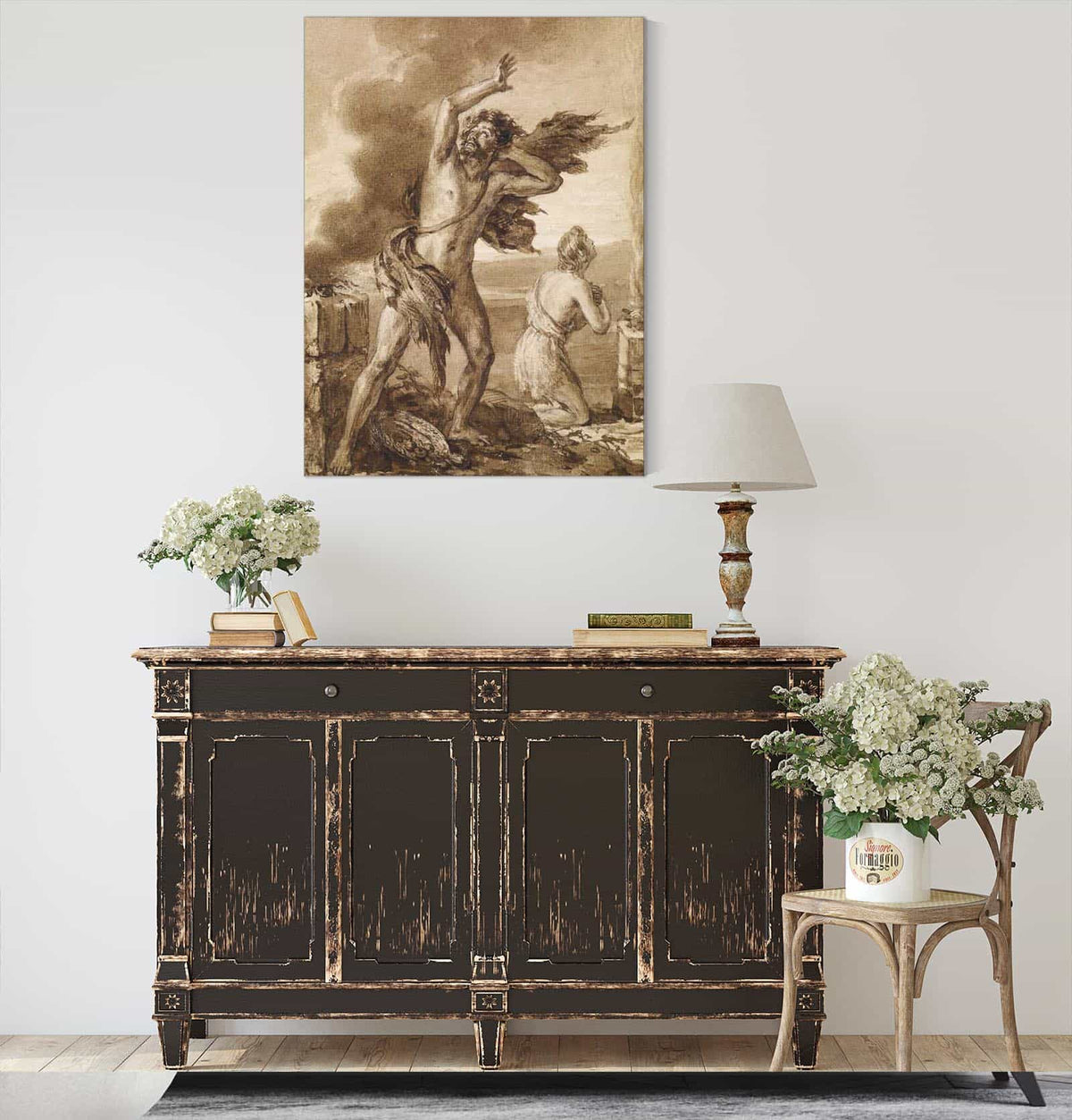 The Rejection Of Cains Sacrifice Genesis Iv by Sir John Everett Millais