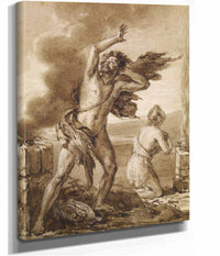 The Rejection Of Cains Sacrifice Genesis Iv by Sir John Everett Millais