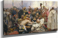 The Reply Of The Zaporozhian Cossacks To Sultan Mehmet Iv by Ilya Efimovich Repin