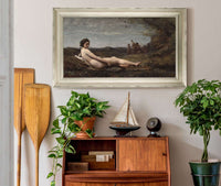 The Repose  by Jean Baptiste Camille Corot