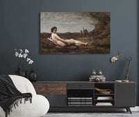 The Repose  by Jean Baptiste Camille Corot