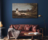 The Repose  by Jean Baptiste Camille Corot