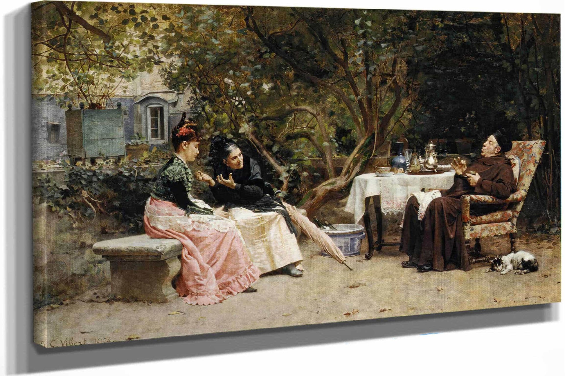 The Reprimand by Jehan Georges Vibert