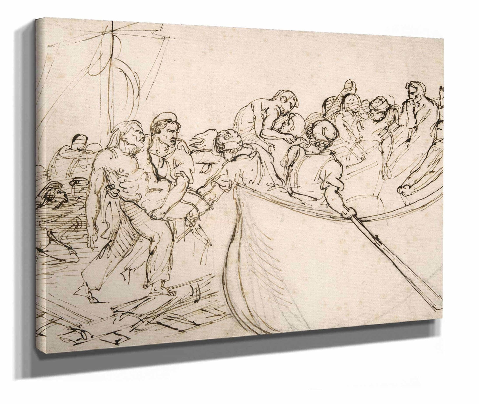 The Rescue Of The Survivors Of The Raft Of The Medusa by Theodore Gericault