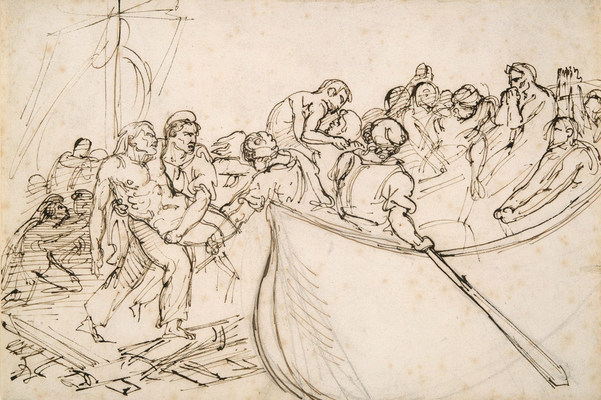 The Rescue Of The Survivors Of The Raft Of The Medusa by Theodore Gericault
