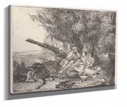 The Rest On The Flight  by Giovanni Domenico Tiepolo