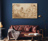 The Rest On The Flight Into Egypt by Guercino