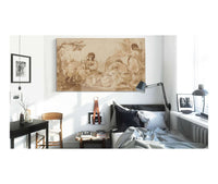 The Rest On The Flight Into Egypt by Guercino