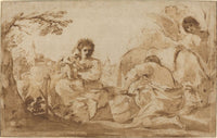 The Rest On The Flight Into Egypt by Guercino