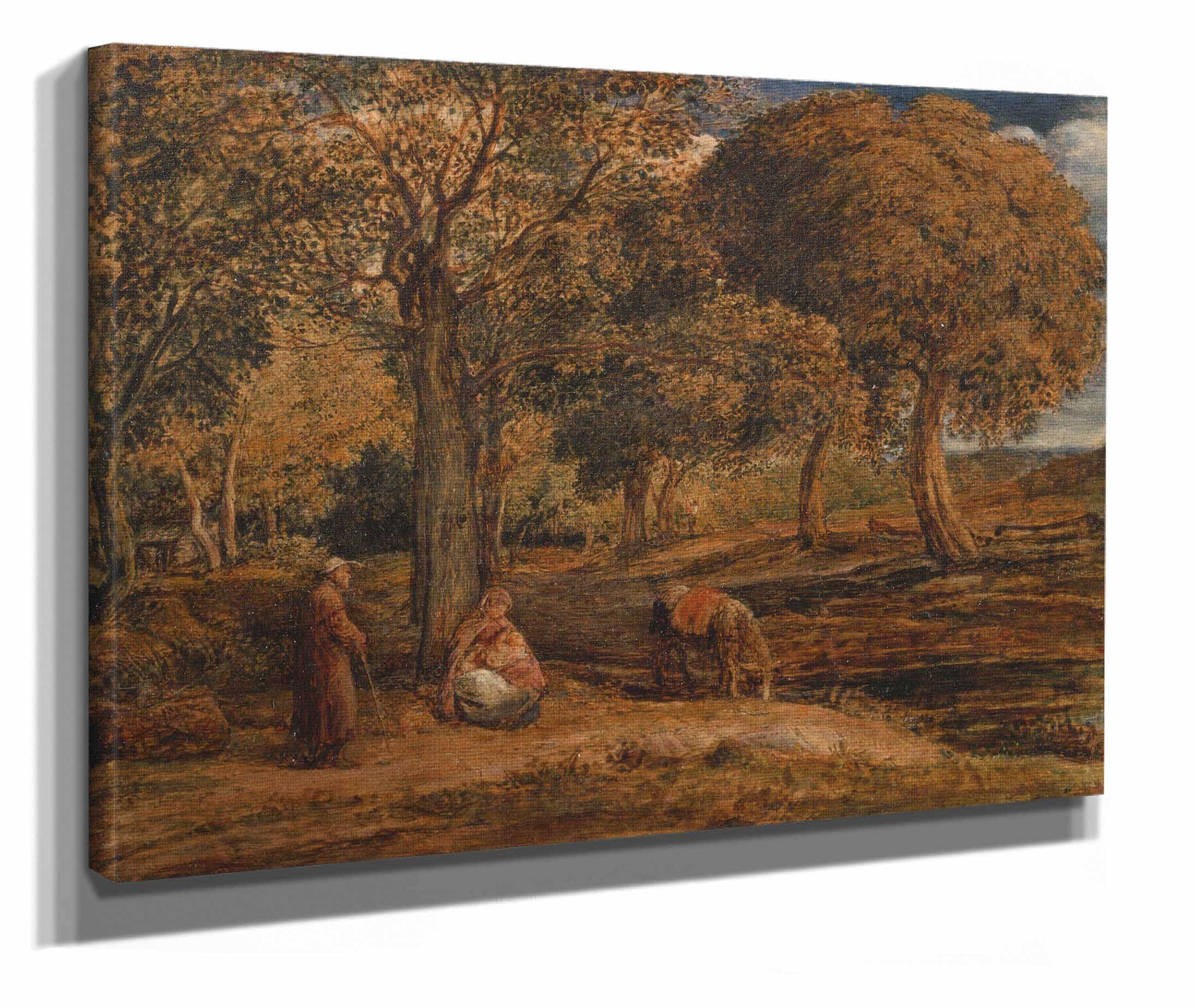 The Rest On The Flight Into Egypt by John Linnell