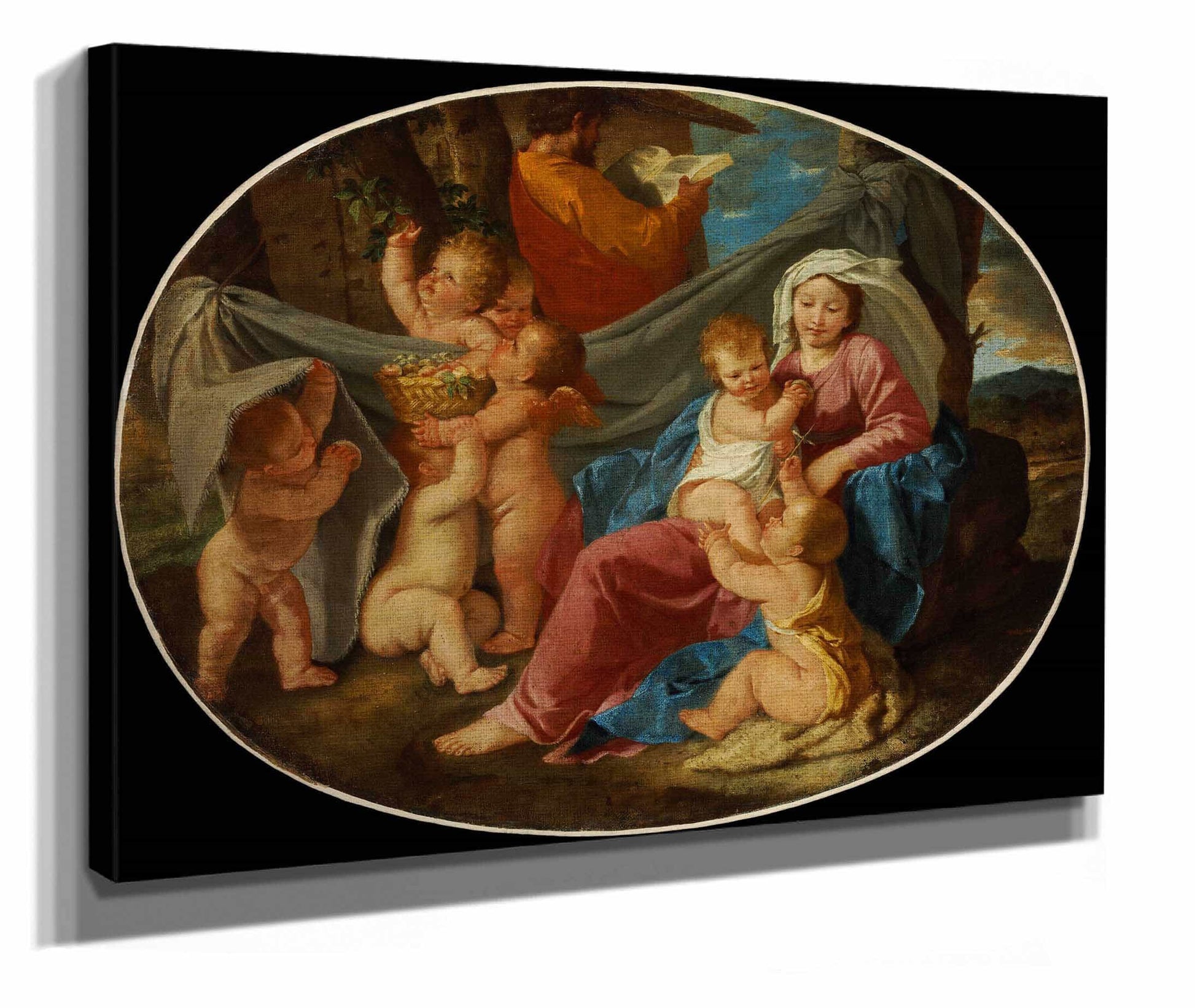 The Rest On The Flight Into Egypt by Nicolas Poussin